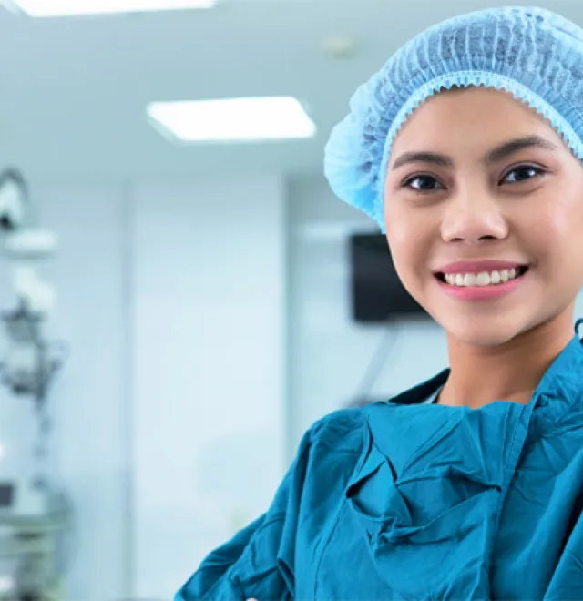 Nurse in operating room