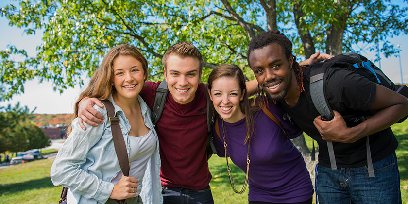 Students on Campus