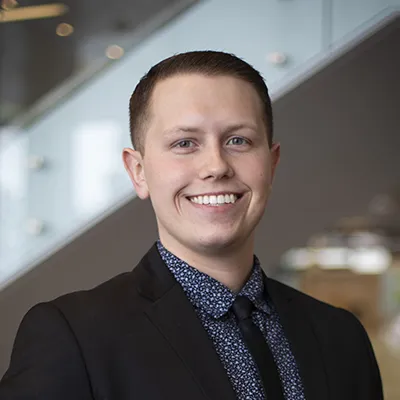 Photo of student leader Kyle Cuthbert