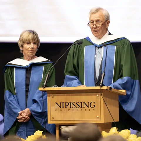 John and Adrienne Peacock Hon Docs 2023