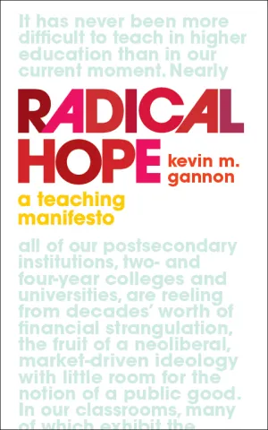 Radical Hope: a teaching manifesto book cover.