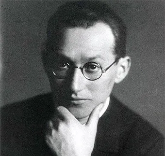 A black and white photo portrait photo of Kurt Lewin 