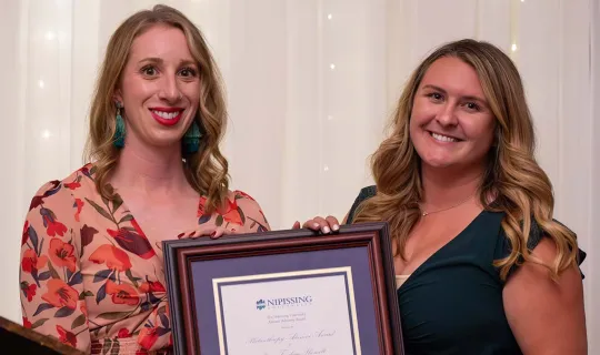 Paige Trudeau-Shemilt Philanthropy Alumni Award winner