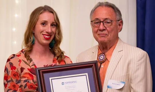 Maurice Switzer Honorary Alumni Award winner