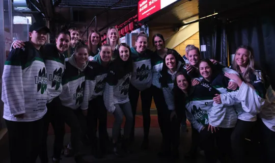 Women's Hockey crowd