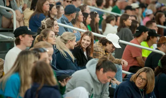 Men's Lacrosse crowd