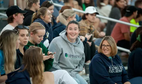 Men's Lacrosse crowd