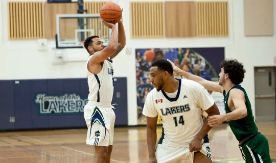 Men's Basketball action