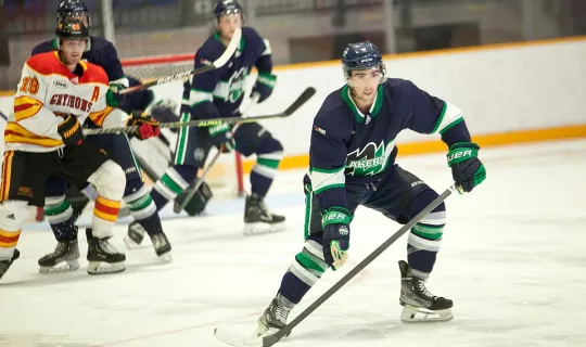 Men's Hockey action