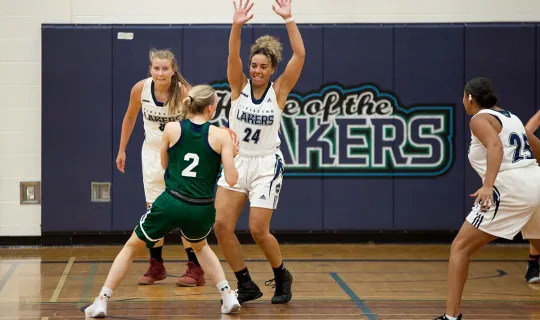 Women's Basketball action