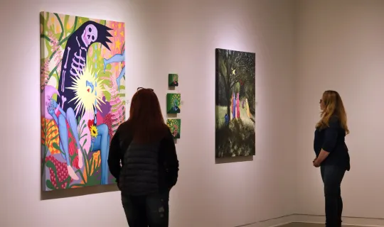 Artwork exhibitions in North Bay during Homecoming weekend
