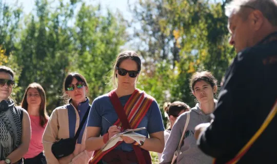 Medicine walk during NU Homecoming 2025