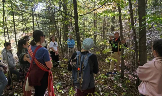 Medicine walk during NU Homecoming 2025