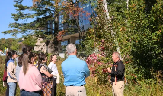 Medicine walk during NU Homecoming 2025
