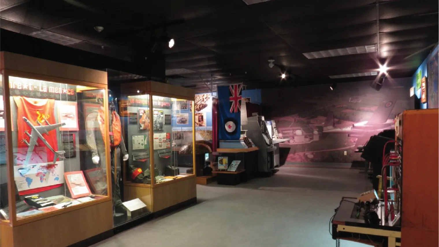 inside the museum of Aerospace Defence