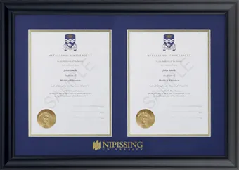 Double Briarwood degree frame (black)