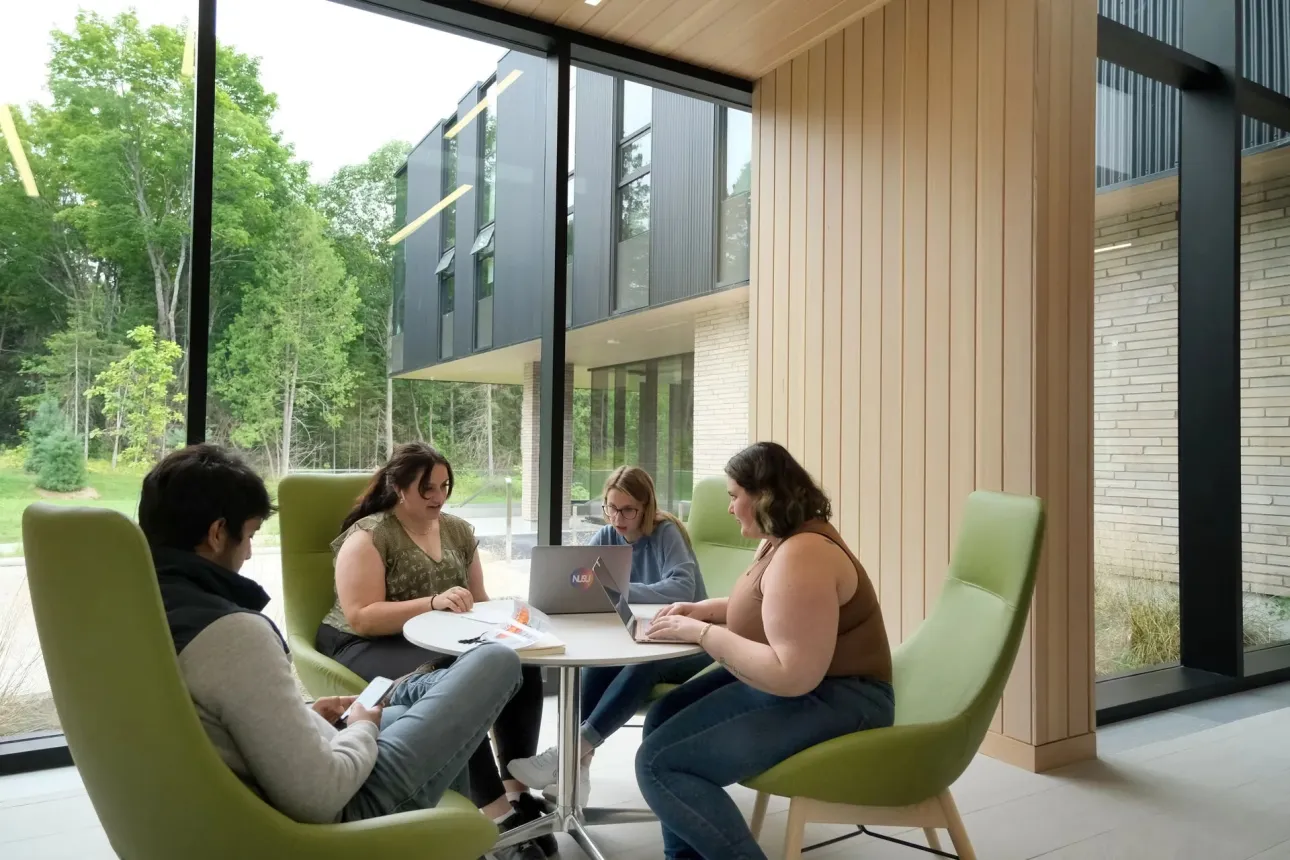 Students Researching at NUSU Centre