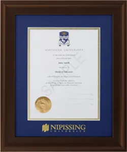 Rideau Espresso degree frame