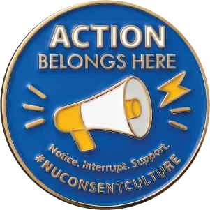 Action pin graphic