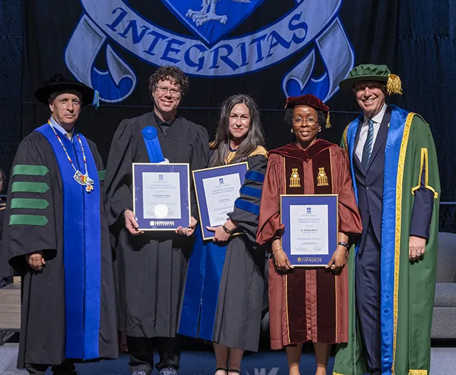 Drs. Manuel Litalien, Carly Dokis and Natalya Brown