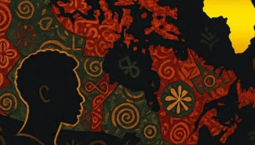 Close up of Dictionnaire afro-canadien cover