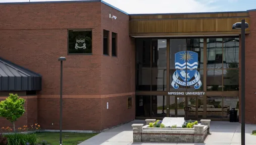 Banner image Nipissing University front entrance 