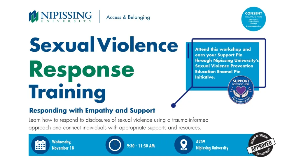 Sexual Violence Response Training Header Image